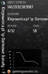 Баннер сервера