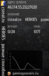 Баннер сервера