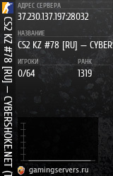 Баннер сервера