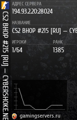 Баннер сервера