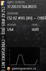 Баннер сервера