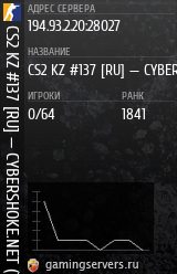 Баннер сервера