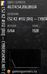 Баннер сервера