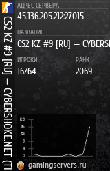 Баннер сервера