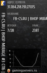 Баннер сервера