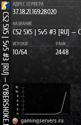Баннер сервера