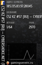 Баннер сервера