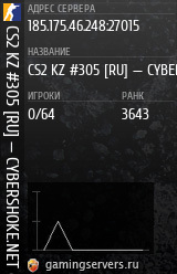 Баннер сервера