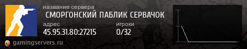 Баннер сервера