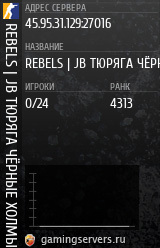Баннер сервера