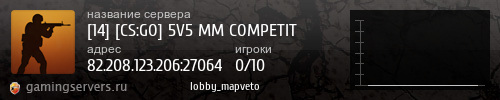 Баннер сервера