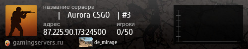 Баннер сервера