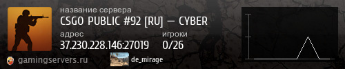 Баннер сервера