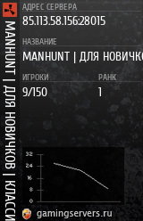 Баннер сервера
