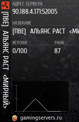 Баннер сервера