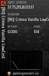 Баннер сервера