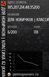 Баннер сервера