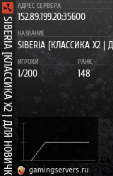 Баннер сервера