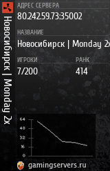 Баннер сервера