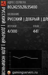 Баннер сервера
