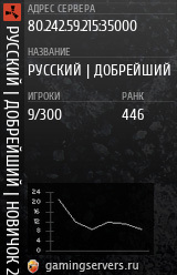 Баннер сервера