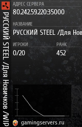 Баннер сервера