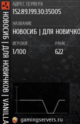 Баннер сервера