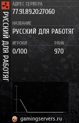 Баннер сервера