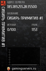 Баннер сервера