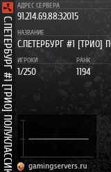 Баннер сервера
