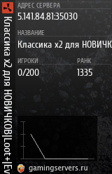 Баннер сервера