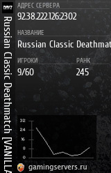 Баннер сервера