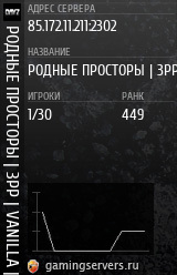 Баннер сервера