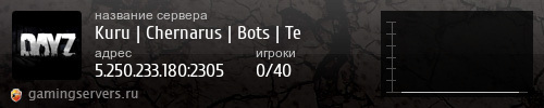 Баннер сервера