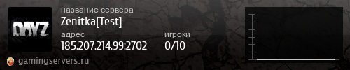 Баннер сервера
