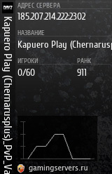 Баннер сервера
