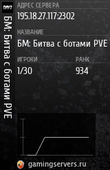 Баннер сервера