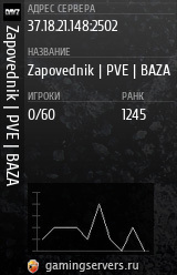 Баннер сервера