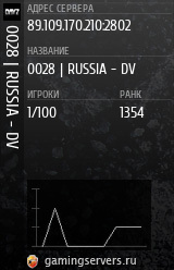 Баннер сервера