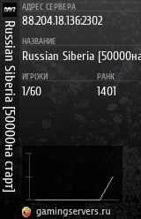 Баннер сервера