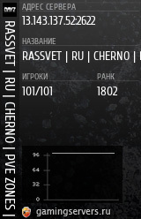 Баннер сервера