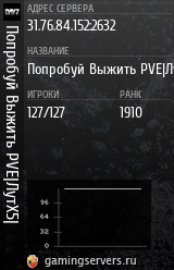 Баннер сервера