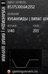 Баннер сервера