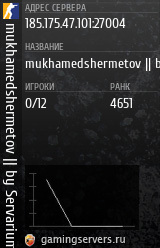Баннер сервера